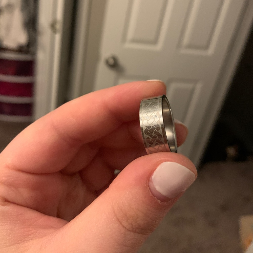 Italian Silver Unisex Ring